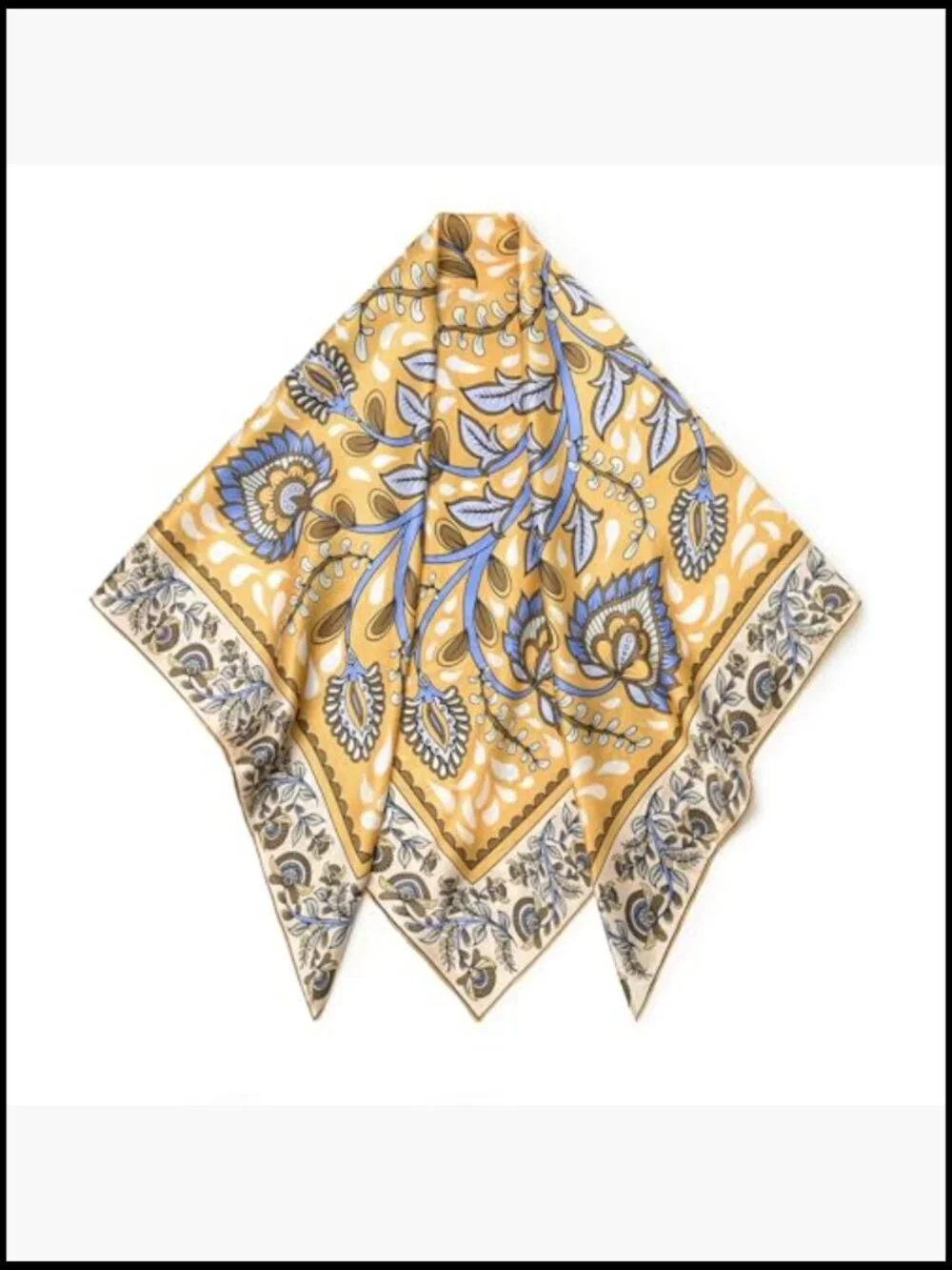 Large Square Silk Scarf Shawl Wrap Oversized Headband Mulberry Silk